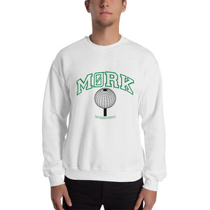 MØRK Crewneck: Green on White